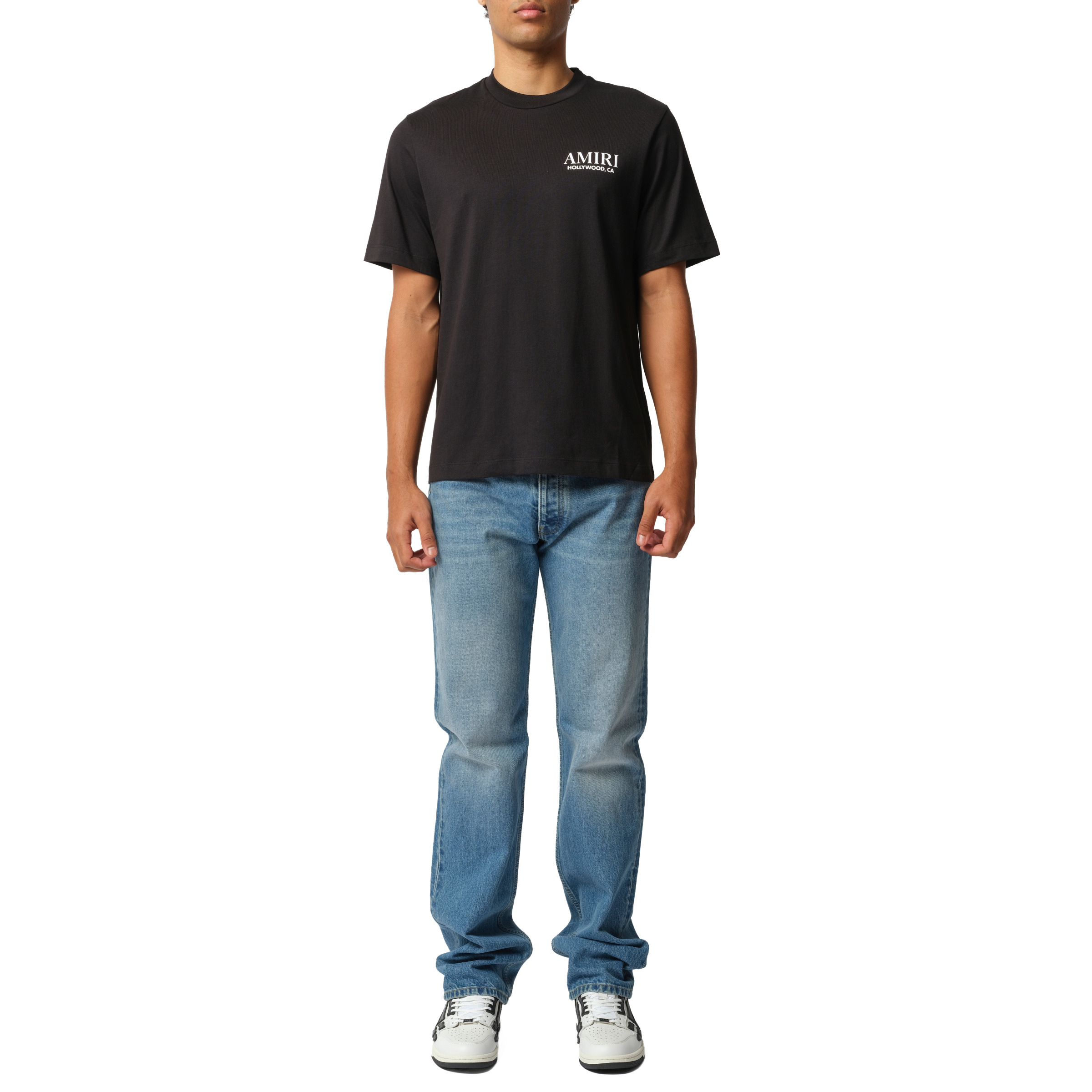 Bones Stacked T-Shirt in Black - 4
