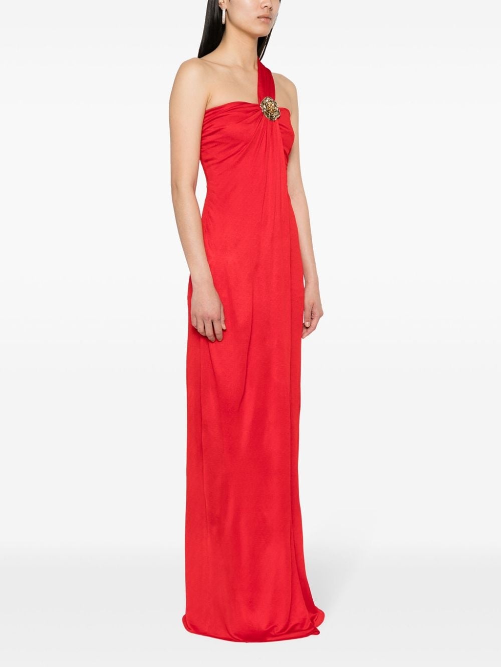Blumarine one-shoulder maxi dress | REVERSIBLE