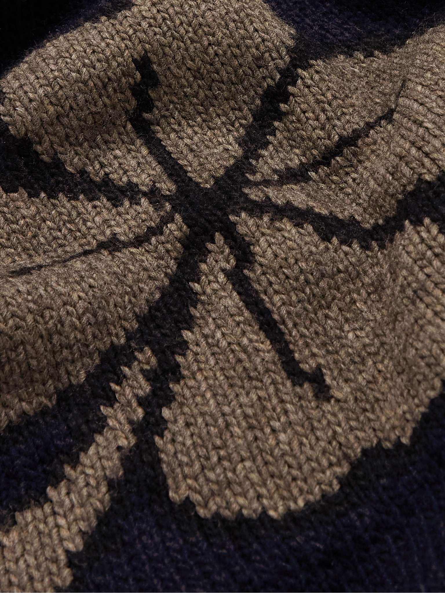 Popover Intarsia-Knit Sweater - 3