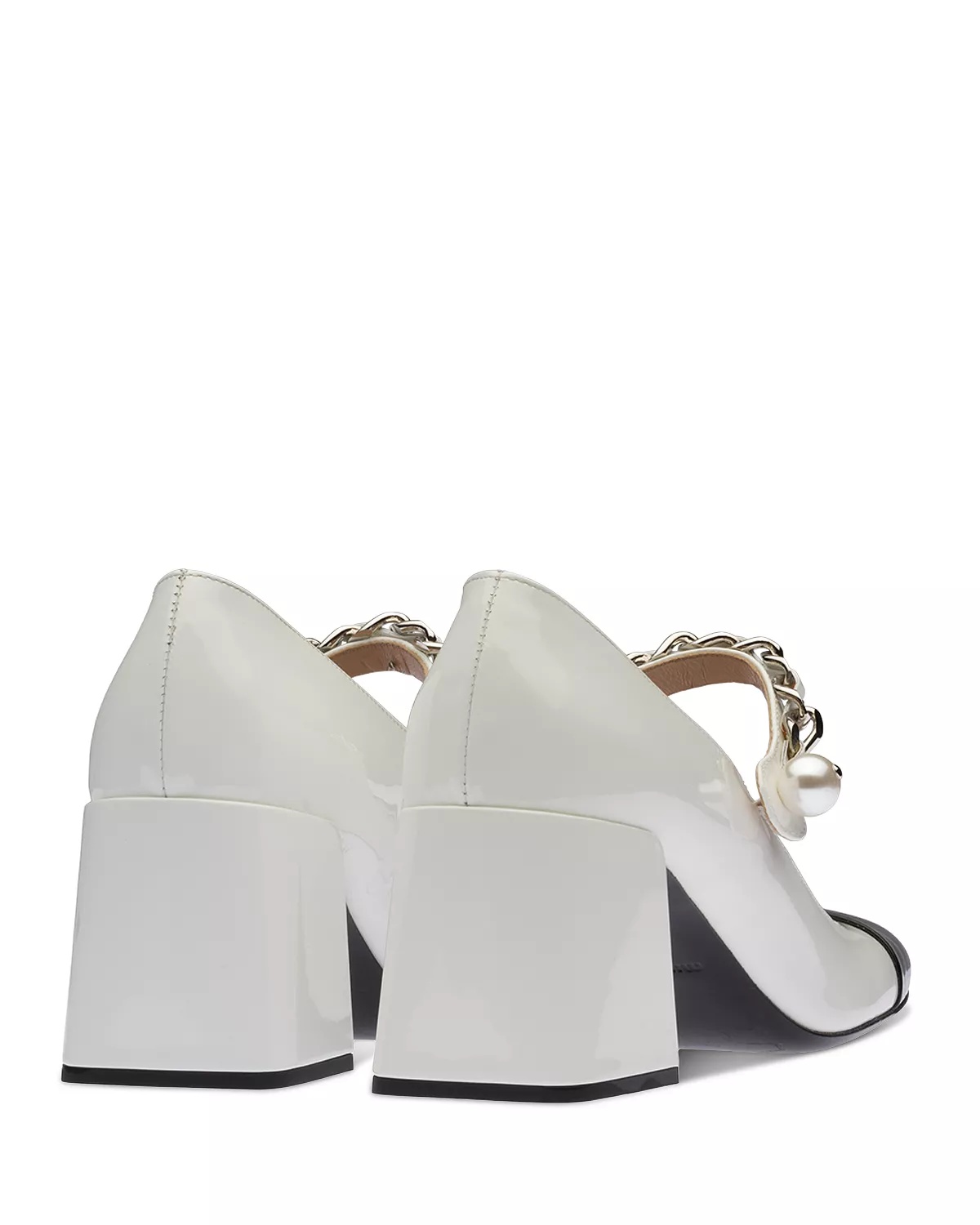 Women's Cap Toe Block Heel Mary Jane Pumps - 4