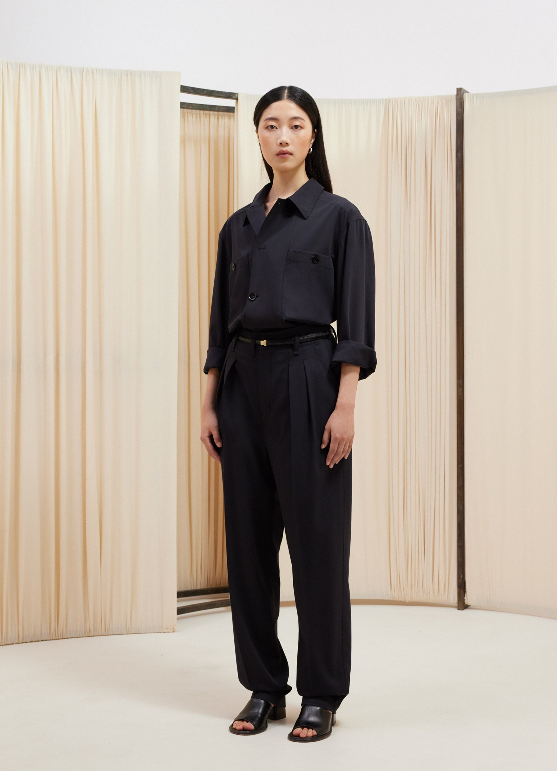 TAILORED PLEATED PANTS - 3