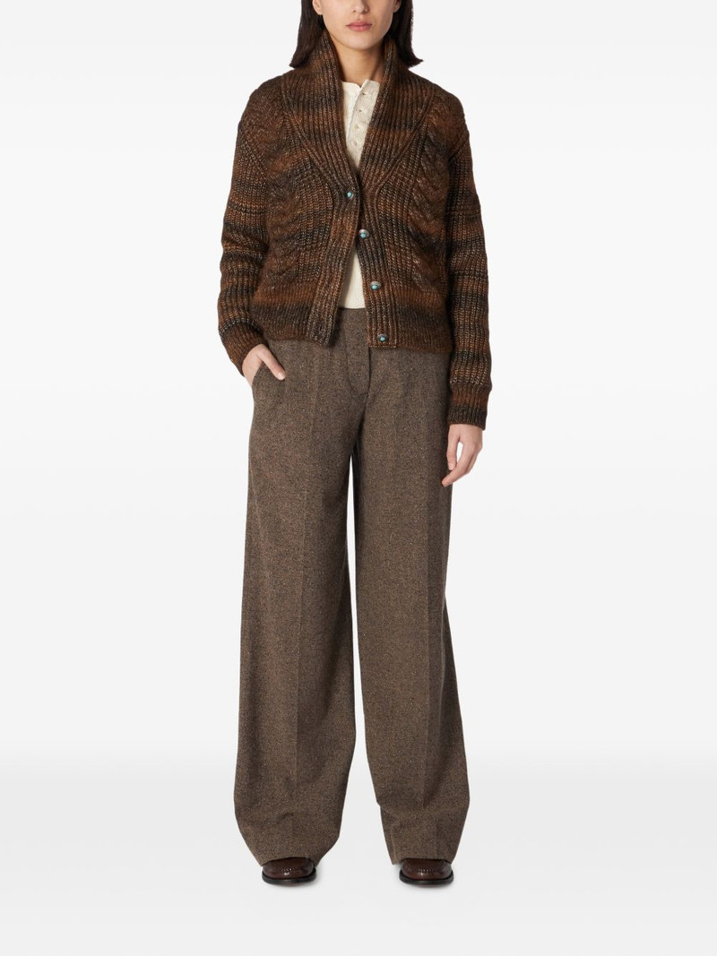 FORTELA low waist wide leg trousers outlook