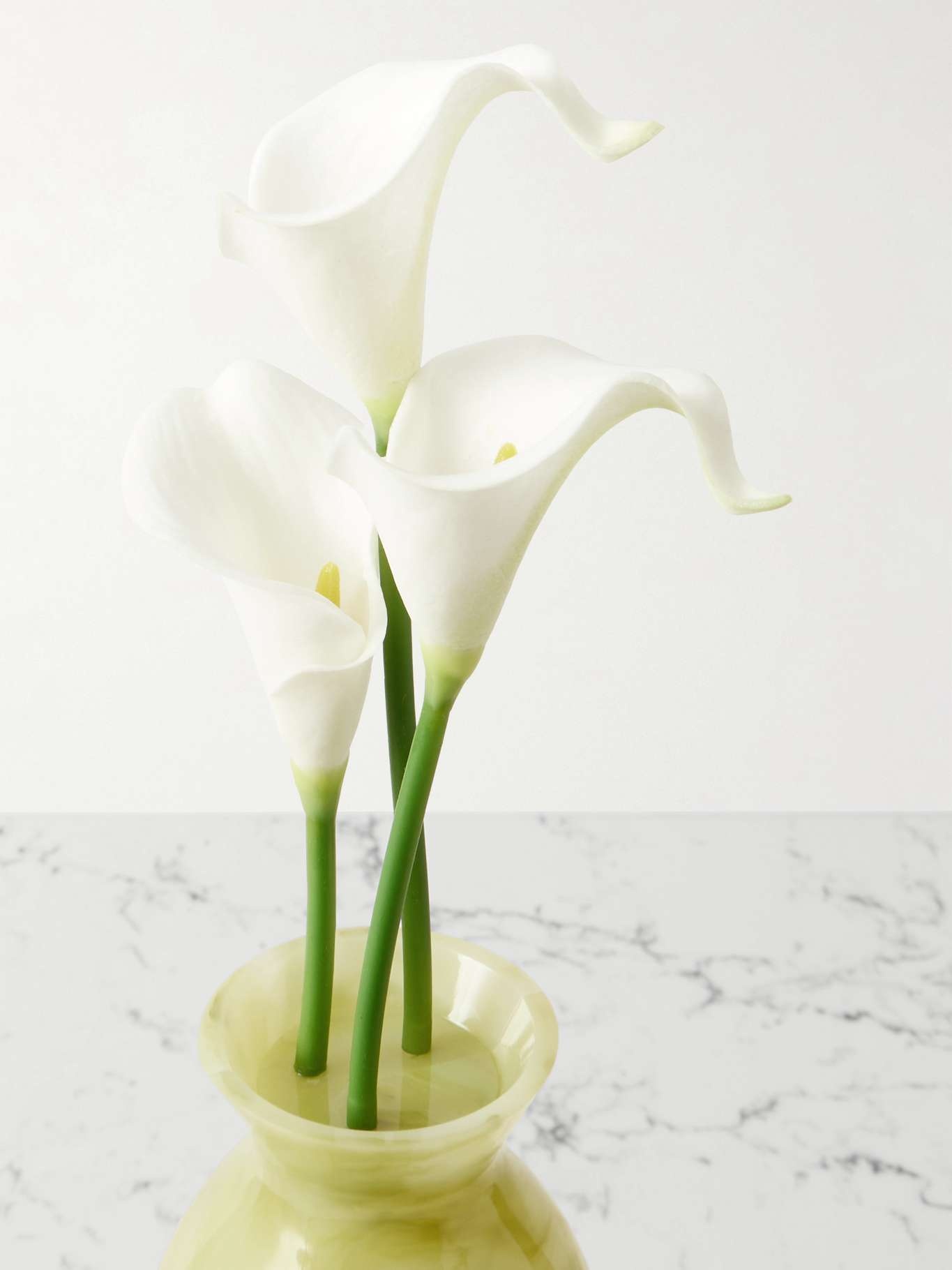 Florence marbled acrylic clutch Light green - 4