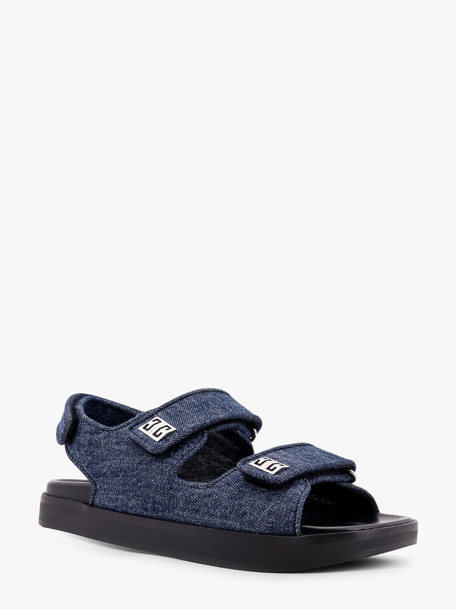 Givenchy Strap Flat Denim Sandals - 2