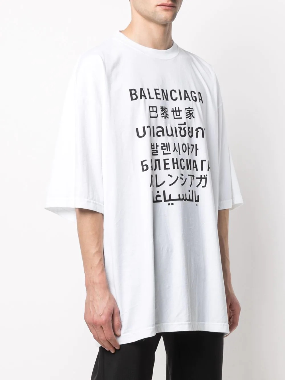 oversized logo-print T-shirt - 3