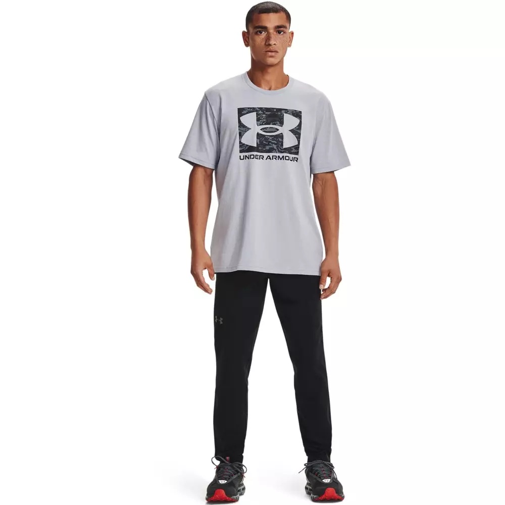 Men's ABC Camo Boxed Logo Tee - Black - 3