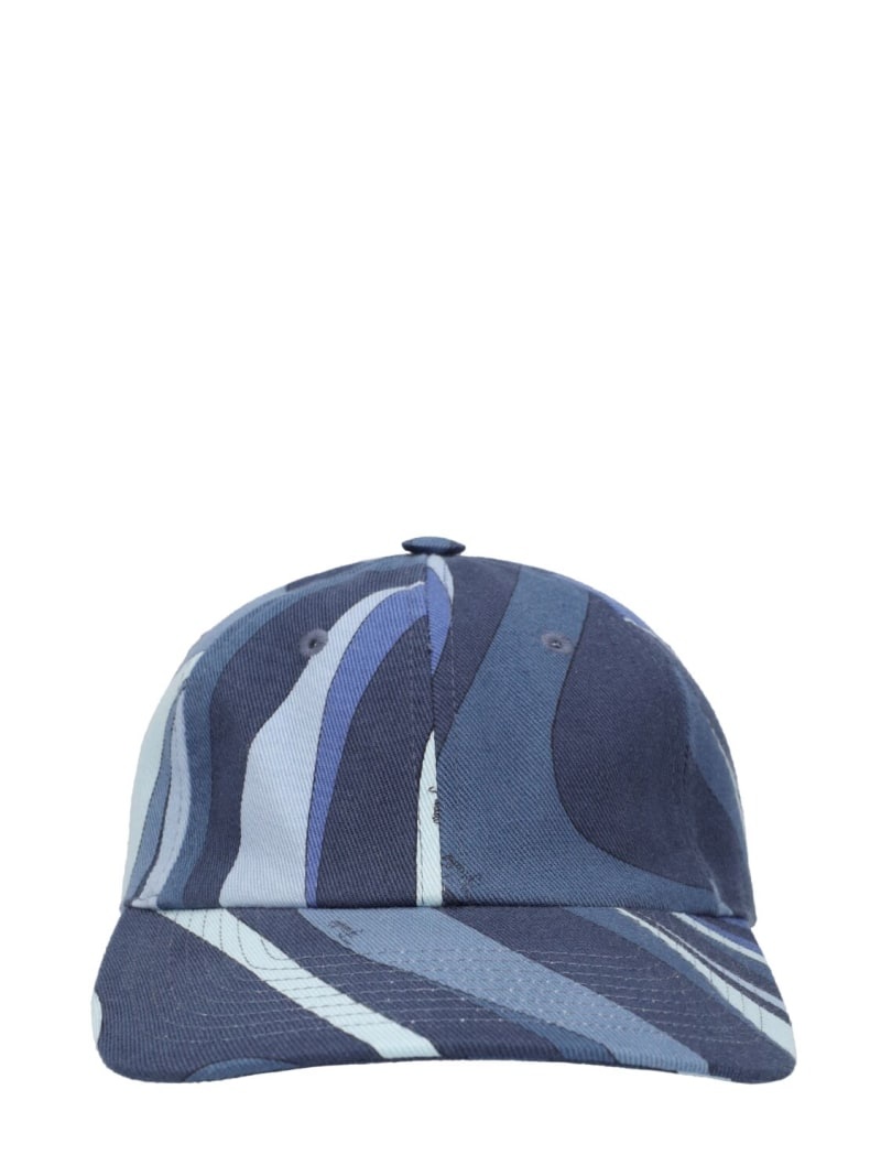 Cotton gabardine baseball hat - 1