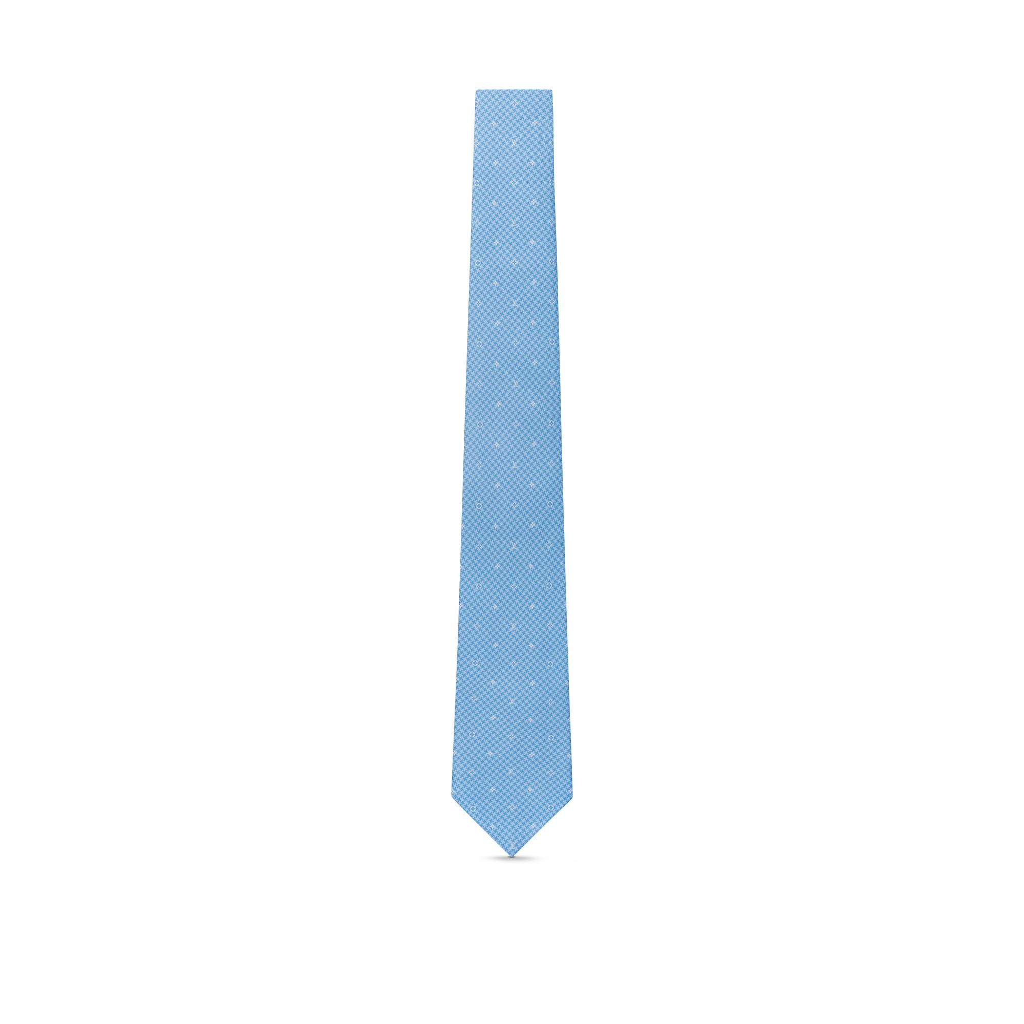 Monogram Pied-De-Poule Tie - 1