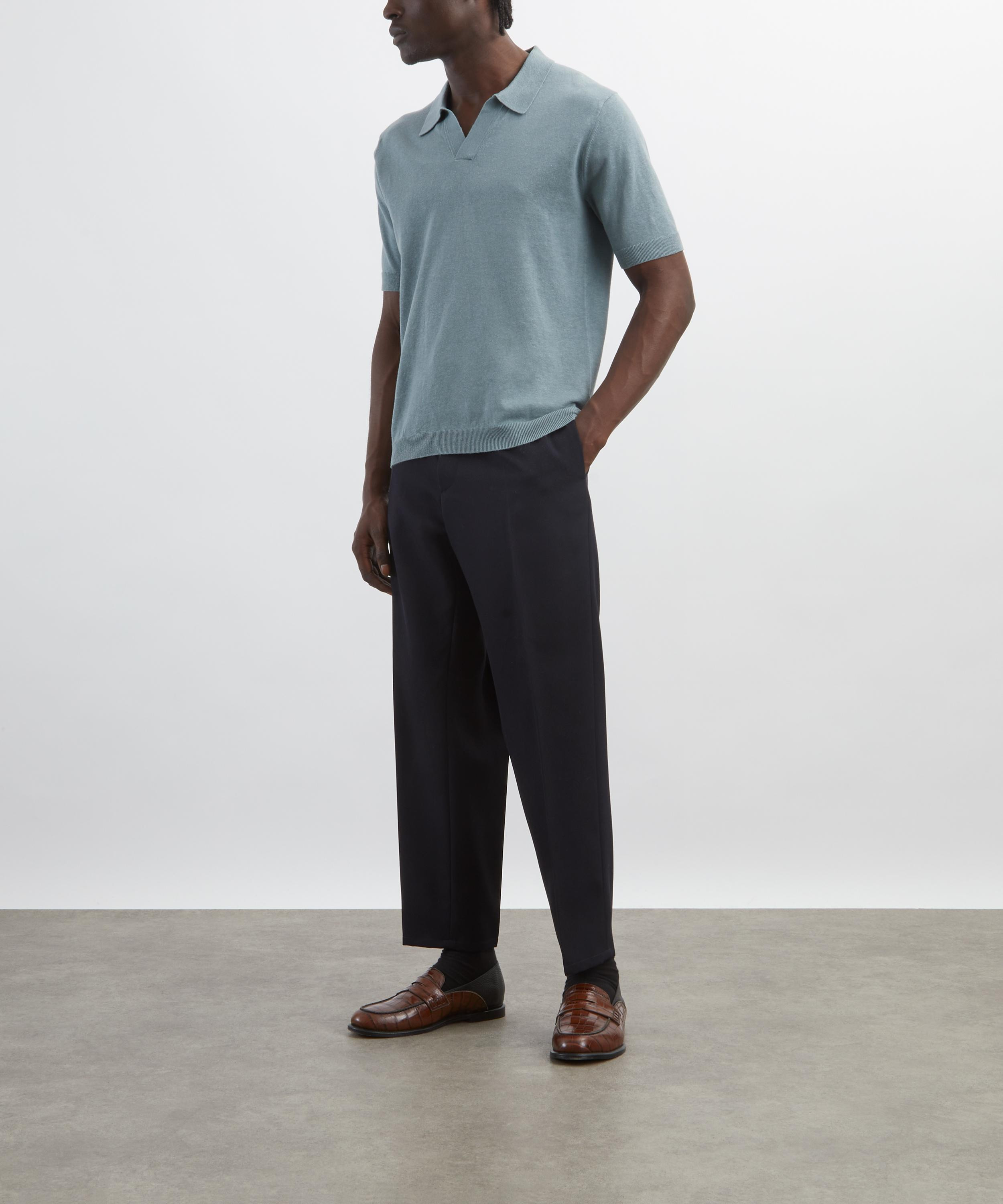 Leif Cotton Linen Polo Shirt - 2