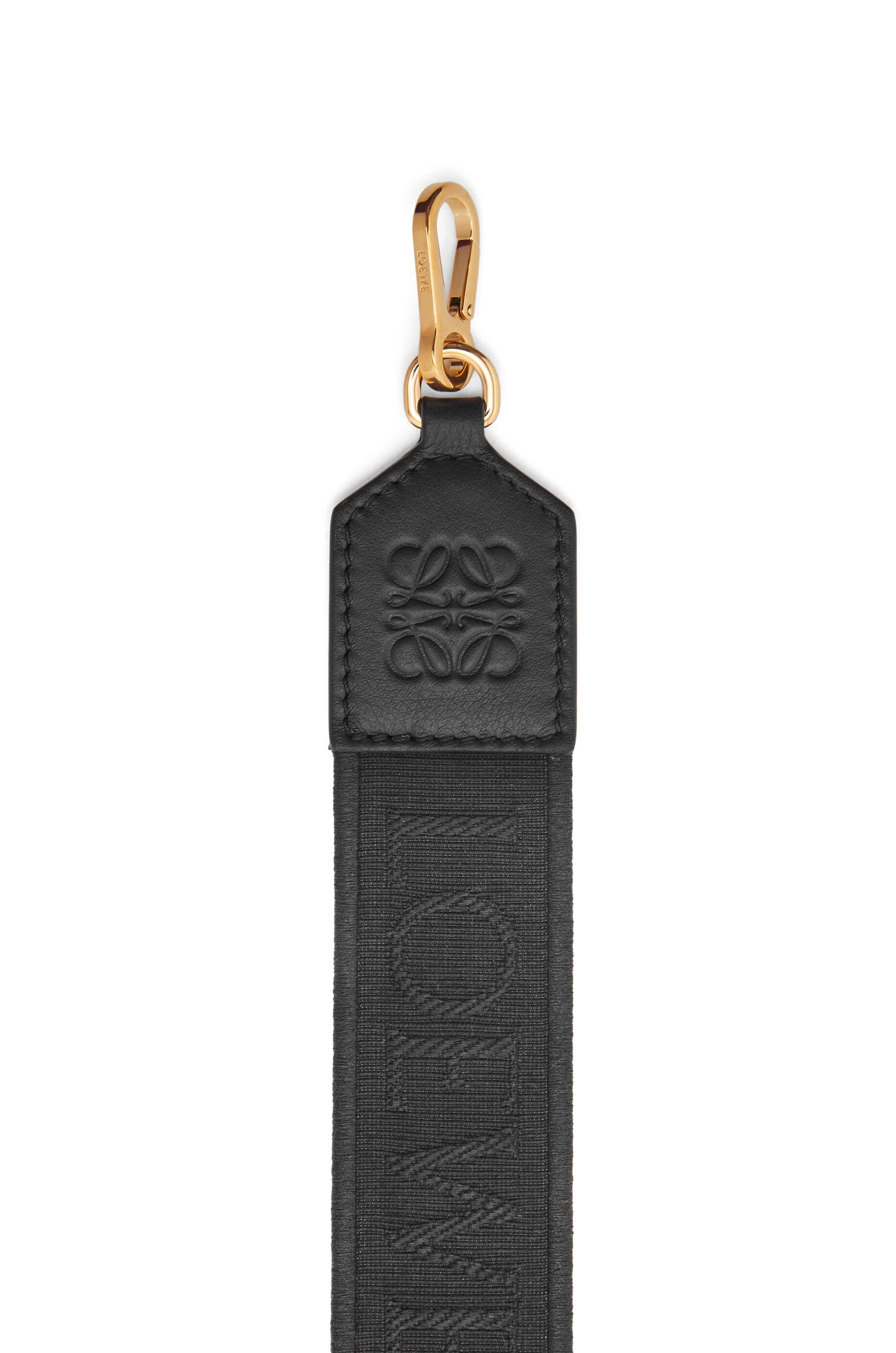 Anagram strap in jacquard and calfskin - 2