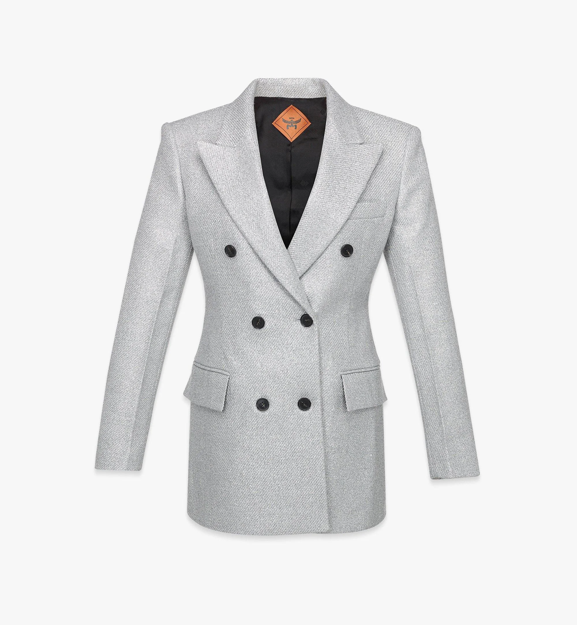 Metallic Lurex Tweed Jacket - 1