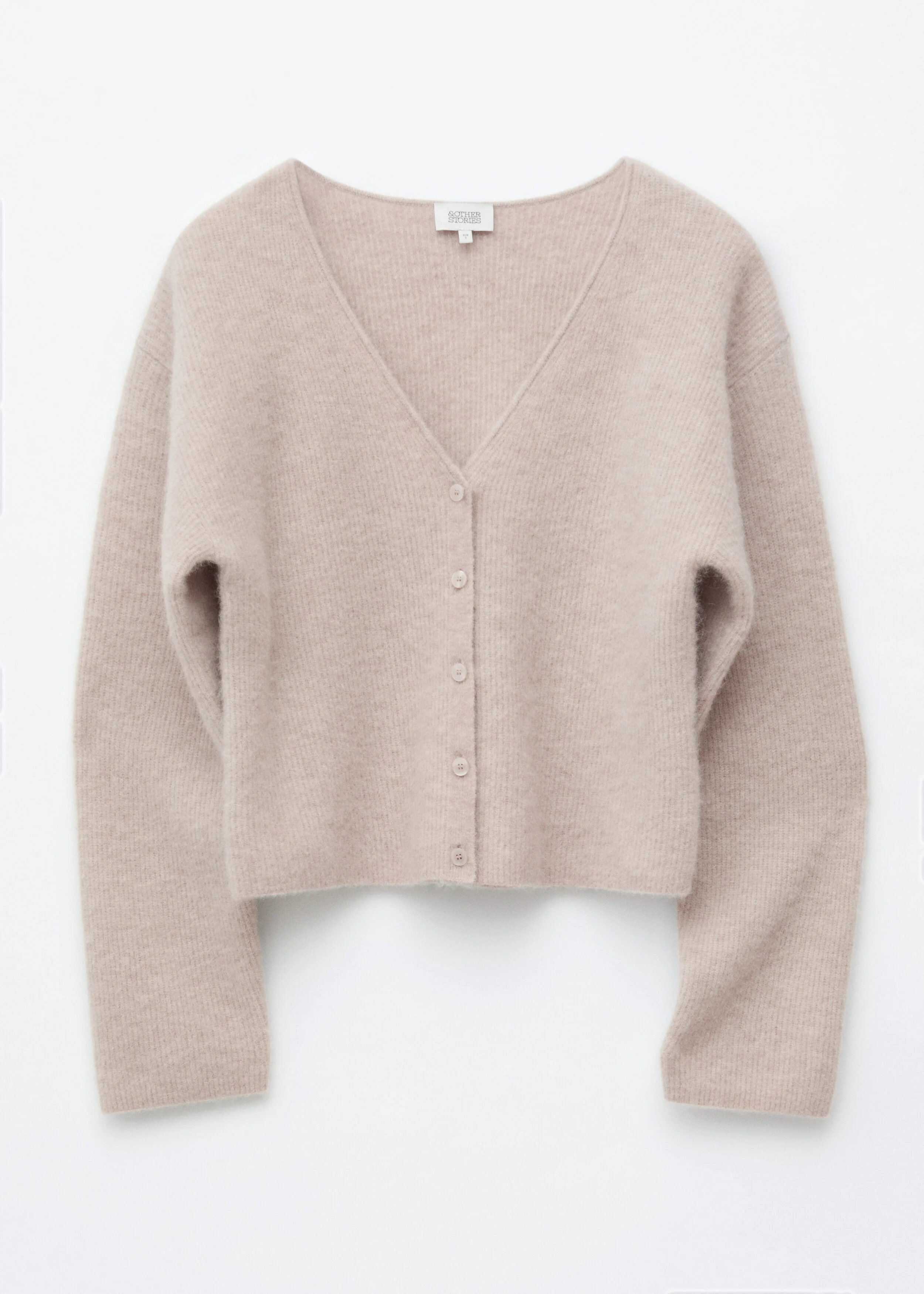 Alpaca-Blend Cardigan - 1