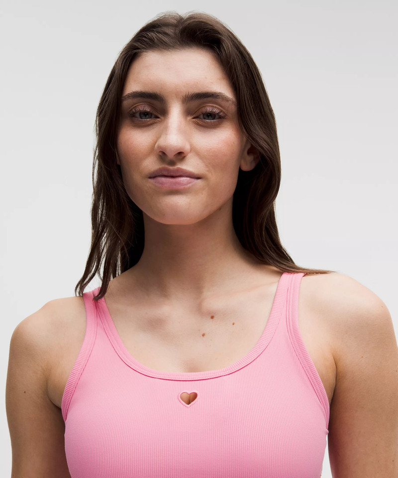 Nulu Ribbed Scoopneck Bra Light Support, B/C Cup *Heart 4