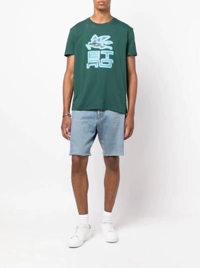 Etro logo print cotton T-shirt outlook