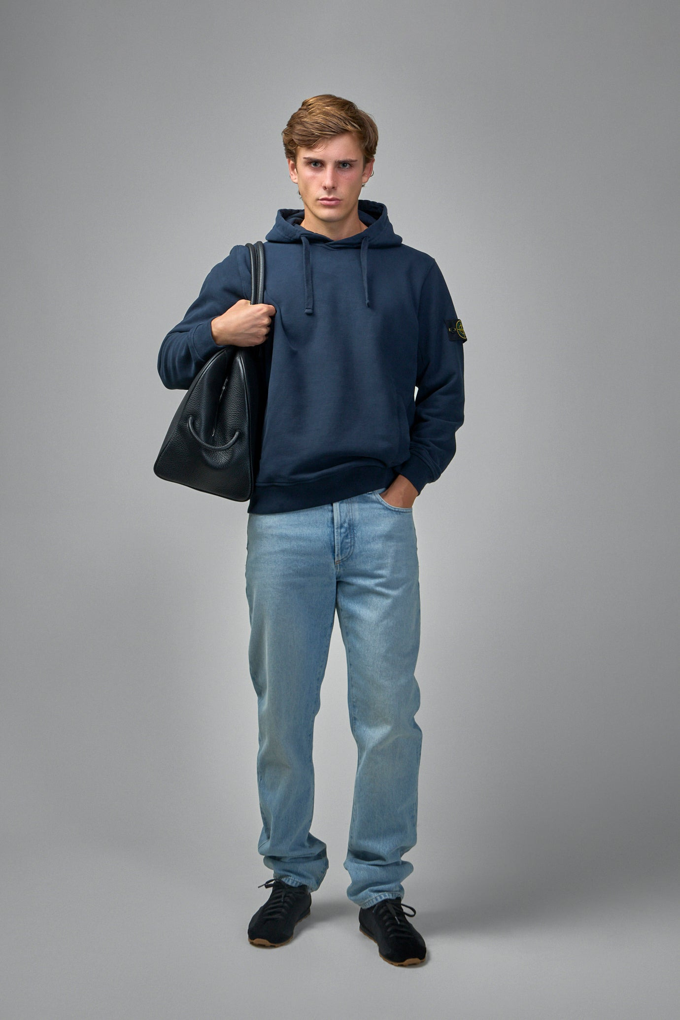 Regular Fit Hooded Sweatshirt with Pouch Pocket - 6
