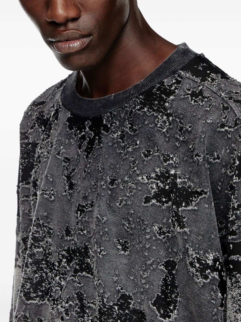 distressed-effect sweatshirt - 5