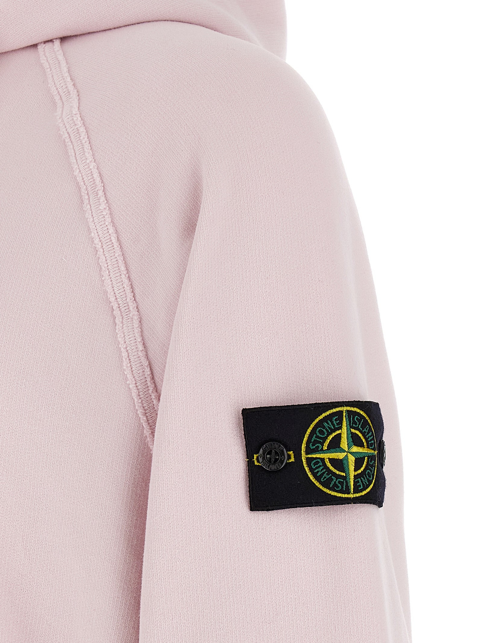 Logo Badge Hoodie Sweatshirt Pink - 4