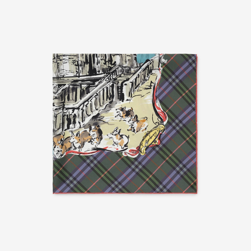 Burberry Balmoral Silk Scarf outlook