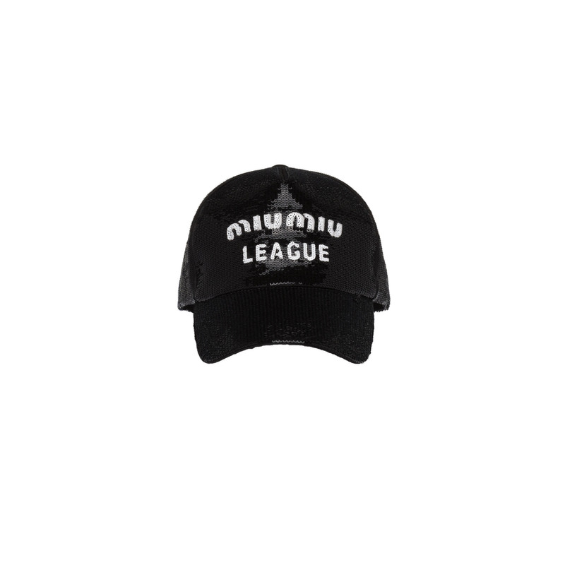 Sequined baseball cap 1