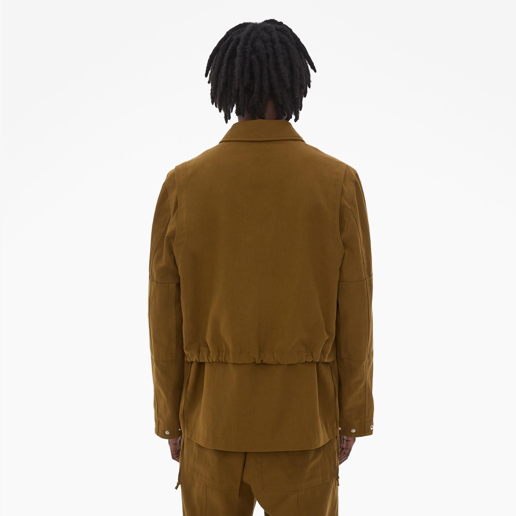 COTTON TWILL COACH JACKET - 4