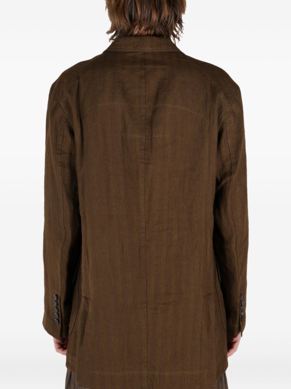 single-breasted blazer - 4