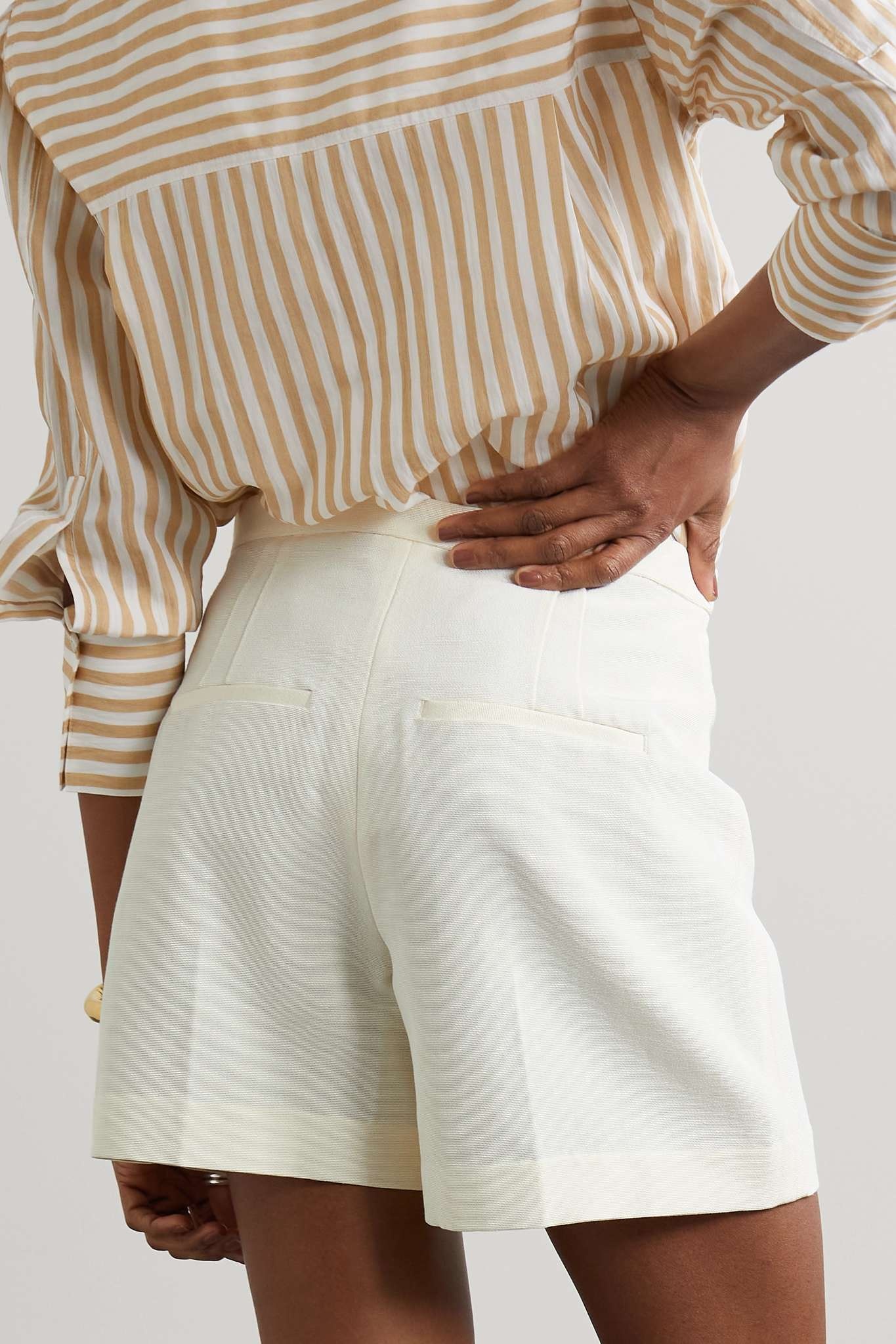Cotton-blend shorts - 3