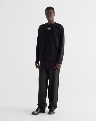 Prada Long-sleeved jersey and Re-Nylon T-shirt outlook