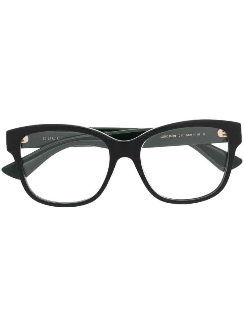 square-frame optical glasses - 1