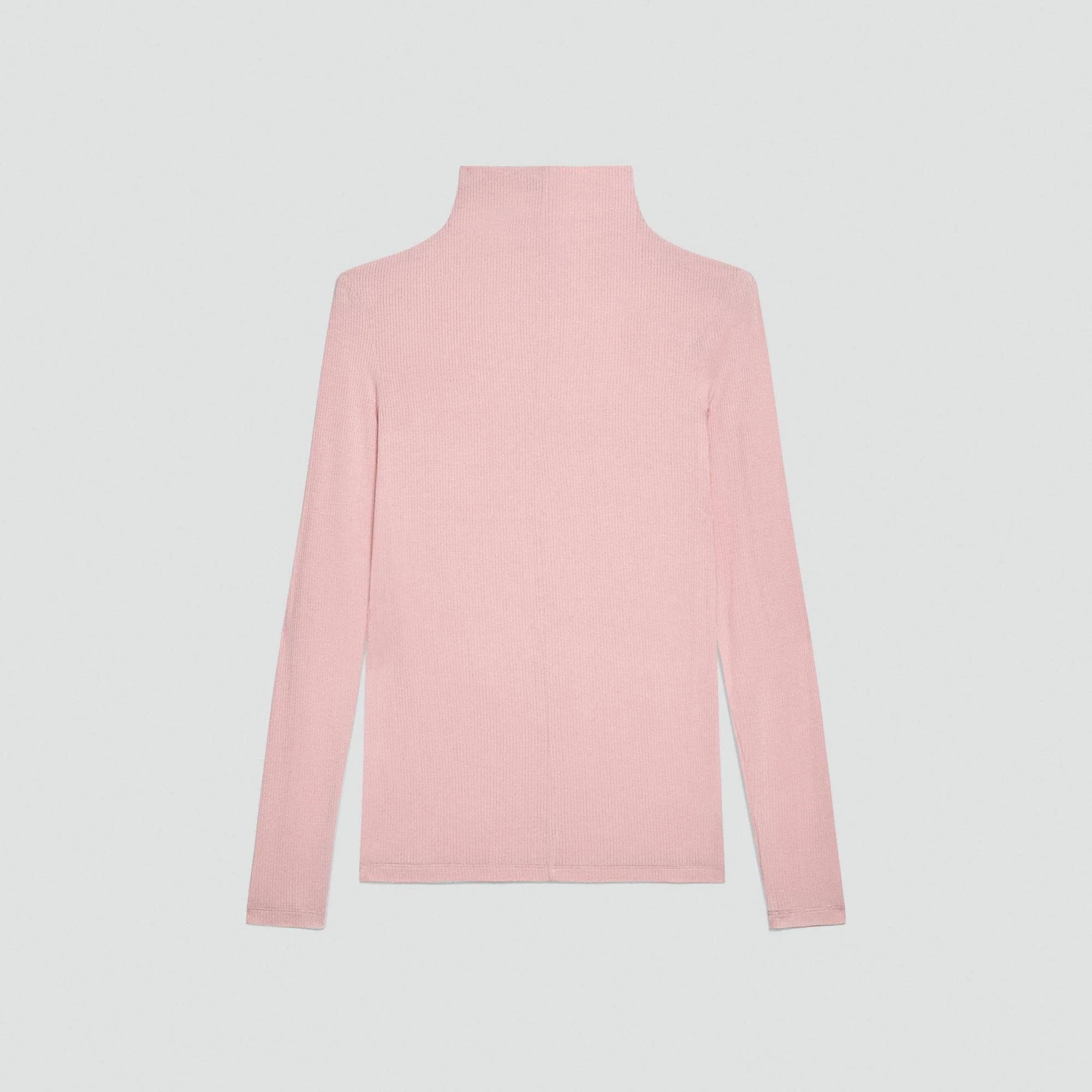 Mock Neck Top in Lounge Rib - 1