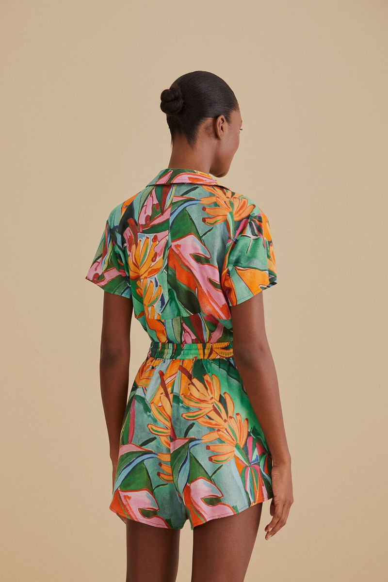 Banana Foliage Shorts 4