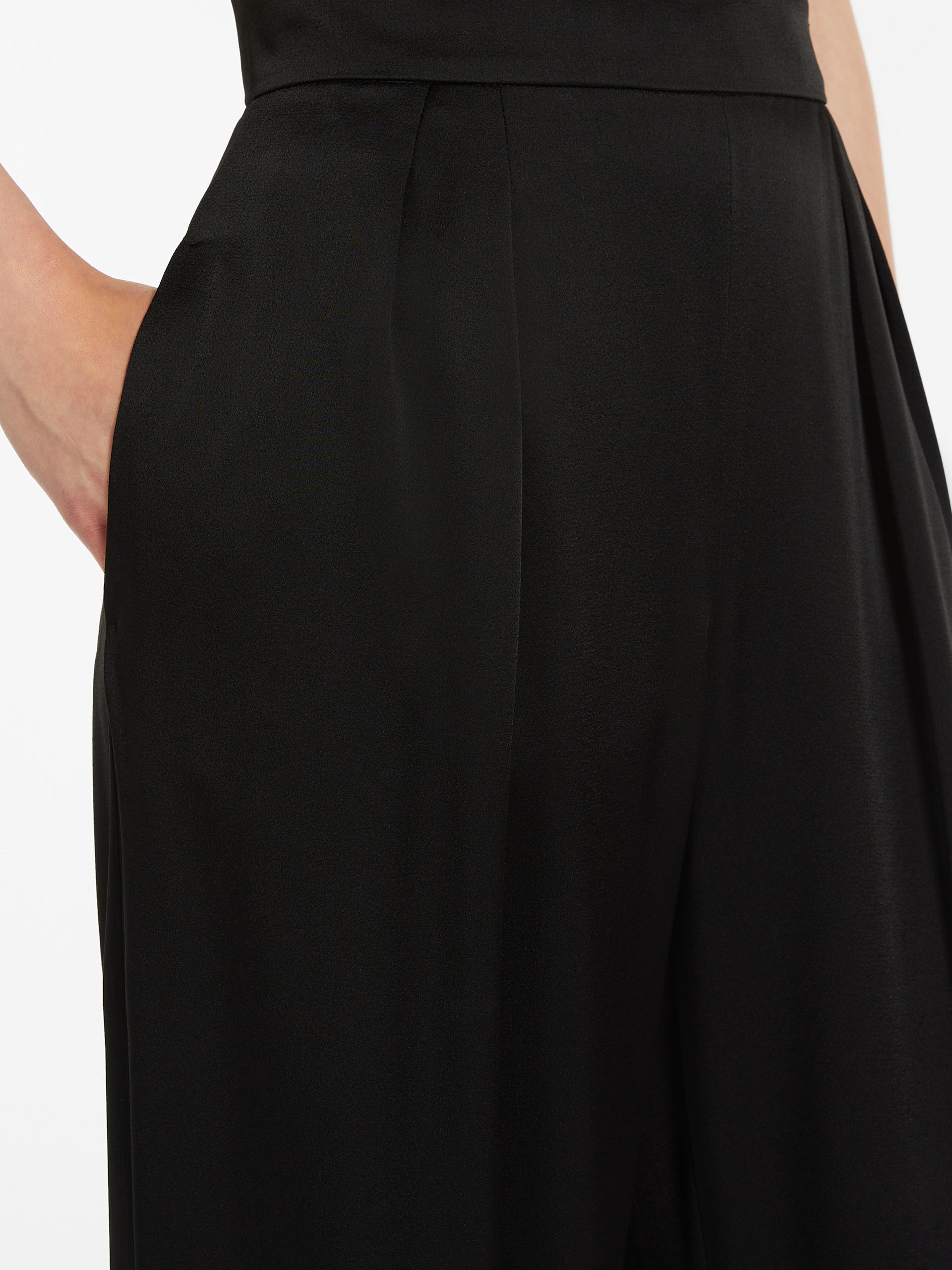 VERVE Flowing satin trousers - 5