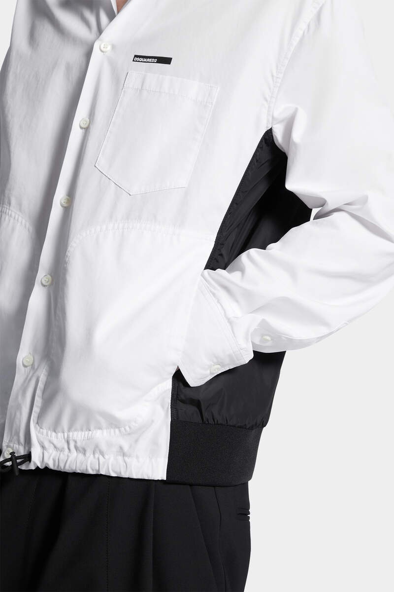 DRAWSTRING HYBRID SHIRT - 5