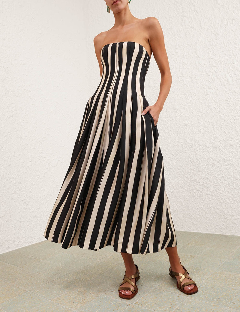 REBELLION PAINT STRIPE GOWN 7