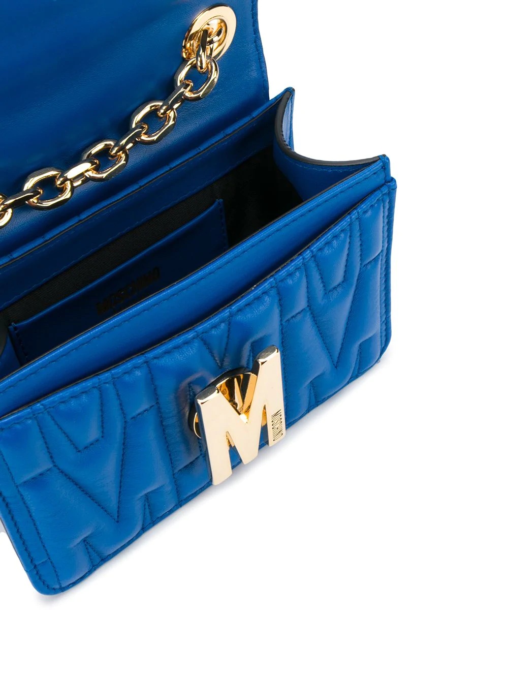 M-quilted shoulder bag - 5