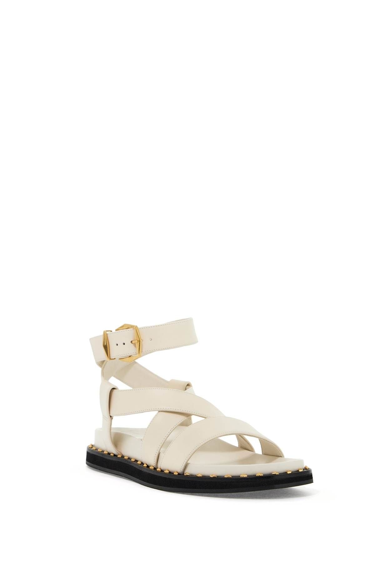 【Jimmy Choo】BLAISE FLAT◆BLAISEFLATCIE Blaise leather sandals in black - Jimmy Choo | Mytheresa