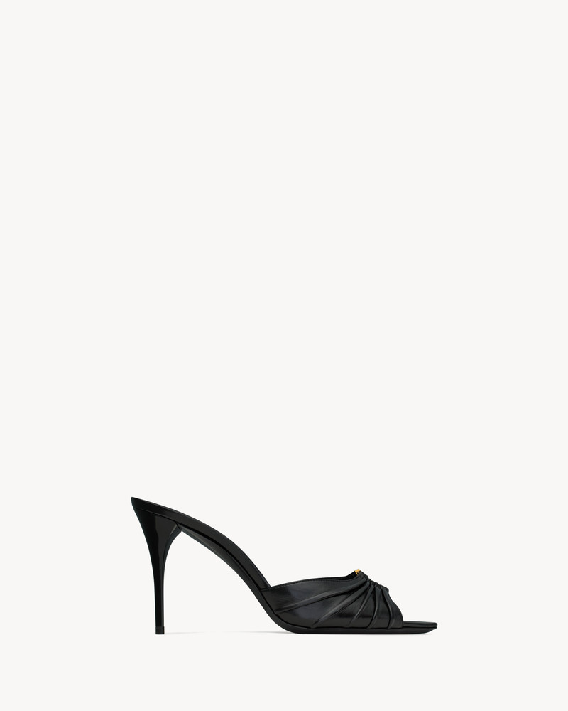 babylone mules in smooth leather - 1