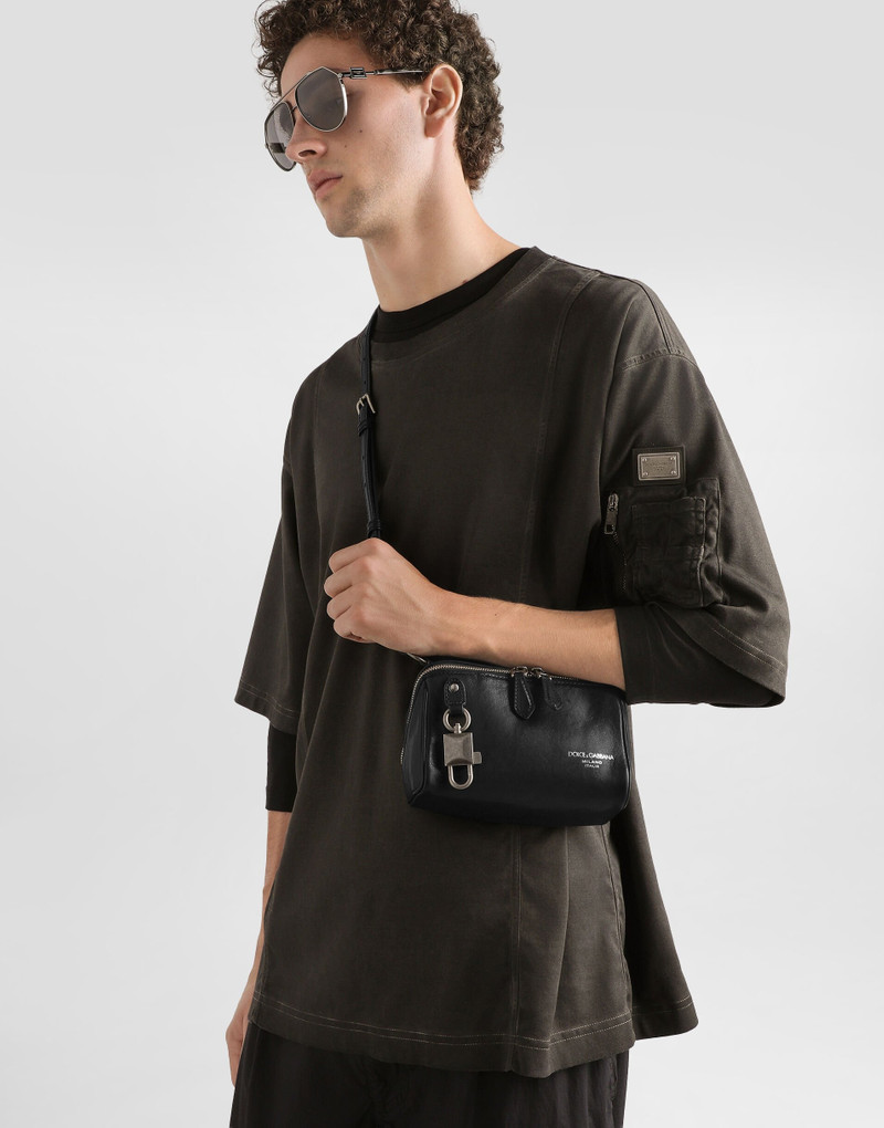 Dolce & Gabbana Lock tempesta calfskin crossbody bag outlook