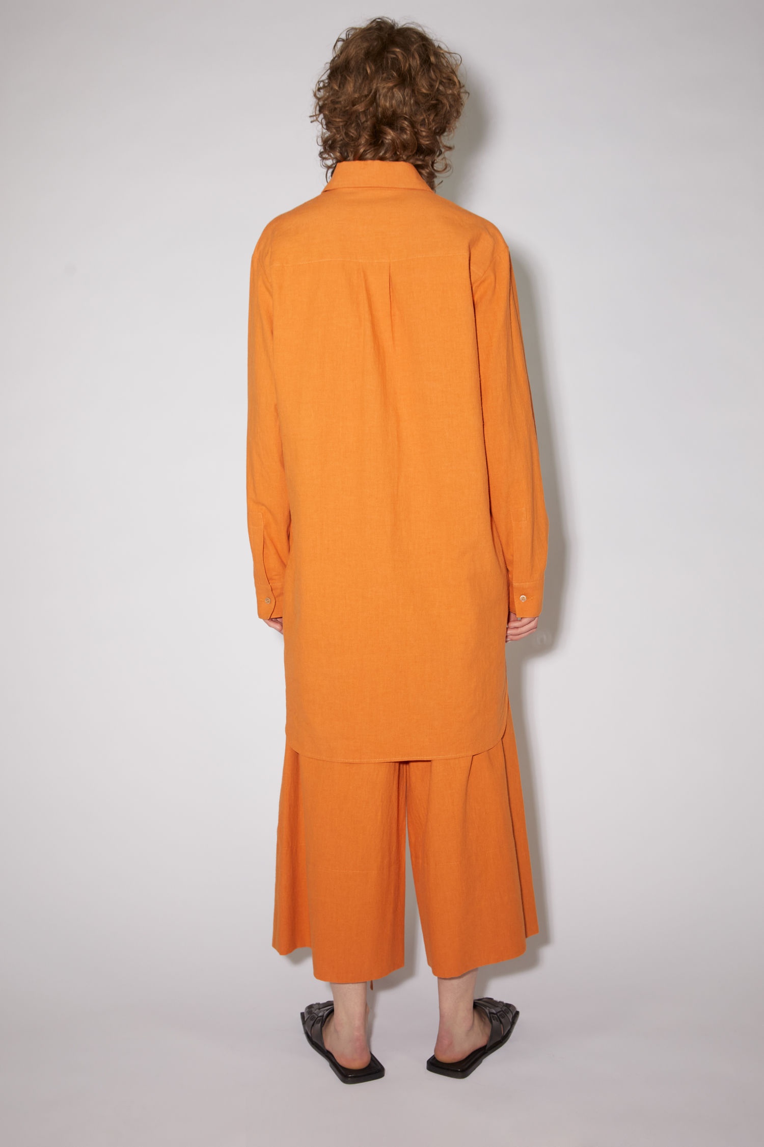 Shirt dress - Ginger orange - 3