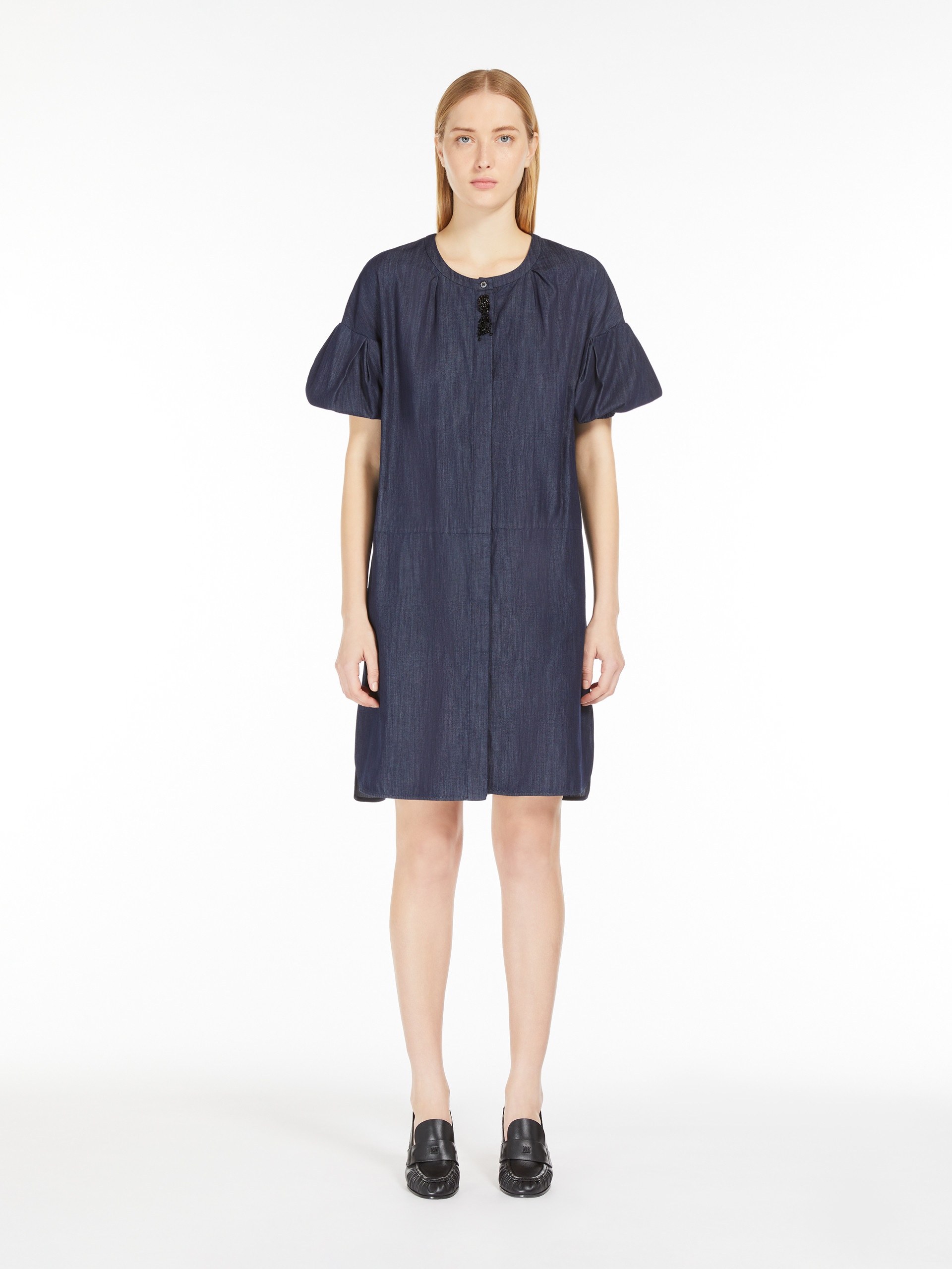 MERINGA Short, lightweight denim dress - 3