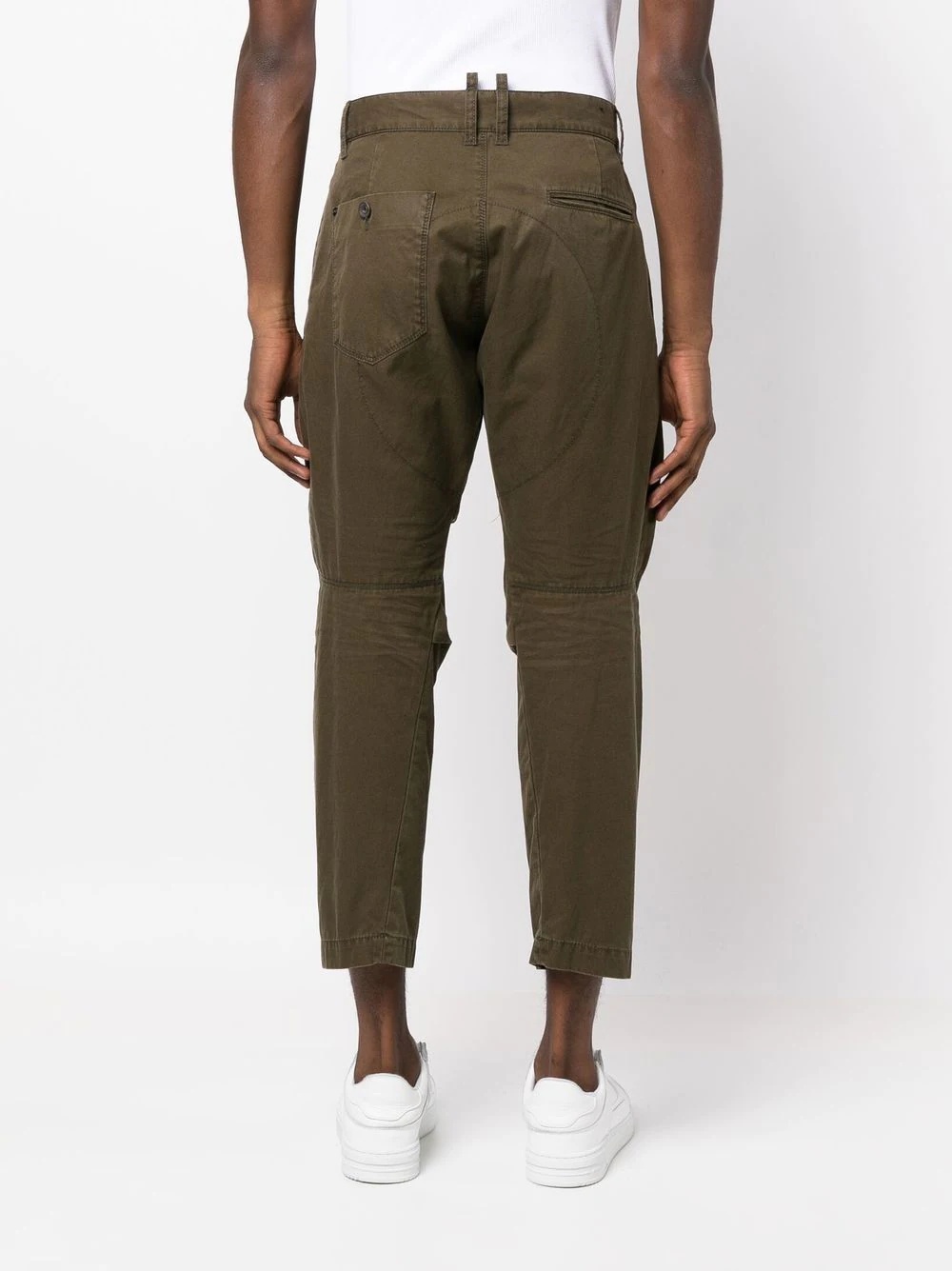 cropped cargo trousers - 4