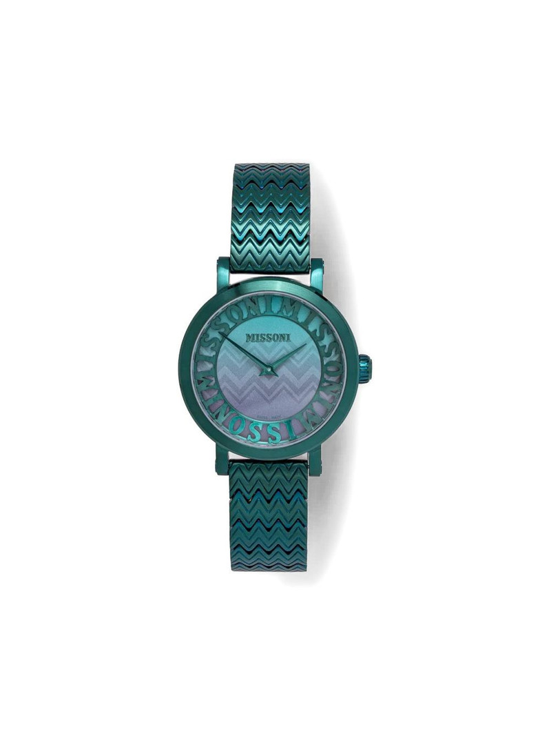 Zigzag Teal 36mm 1