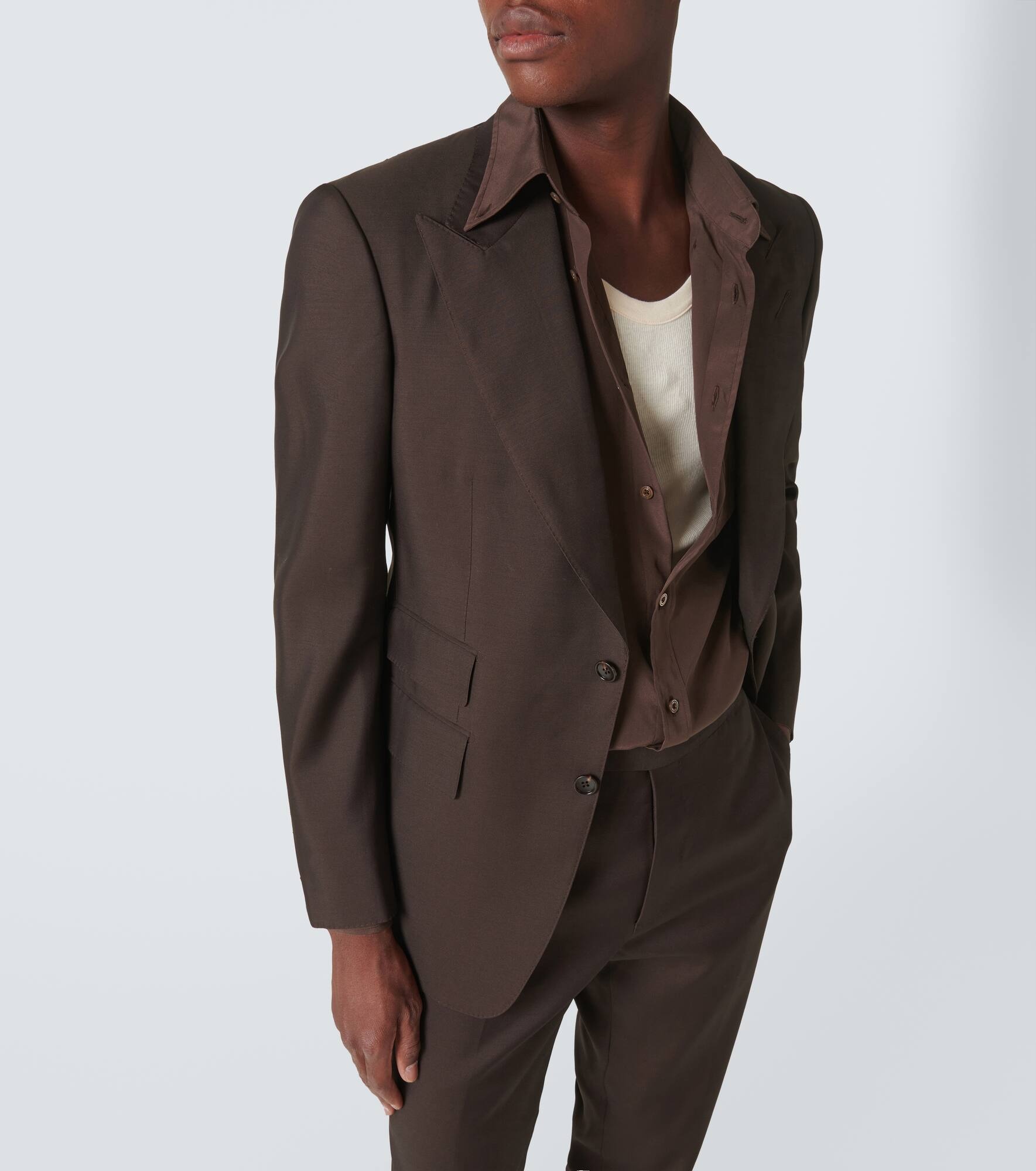 Shelton organza twill suit - 7