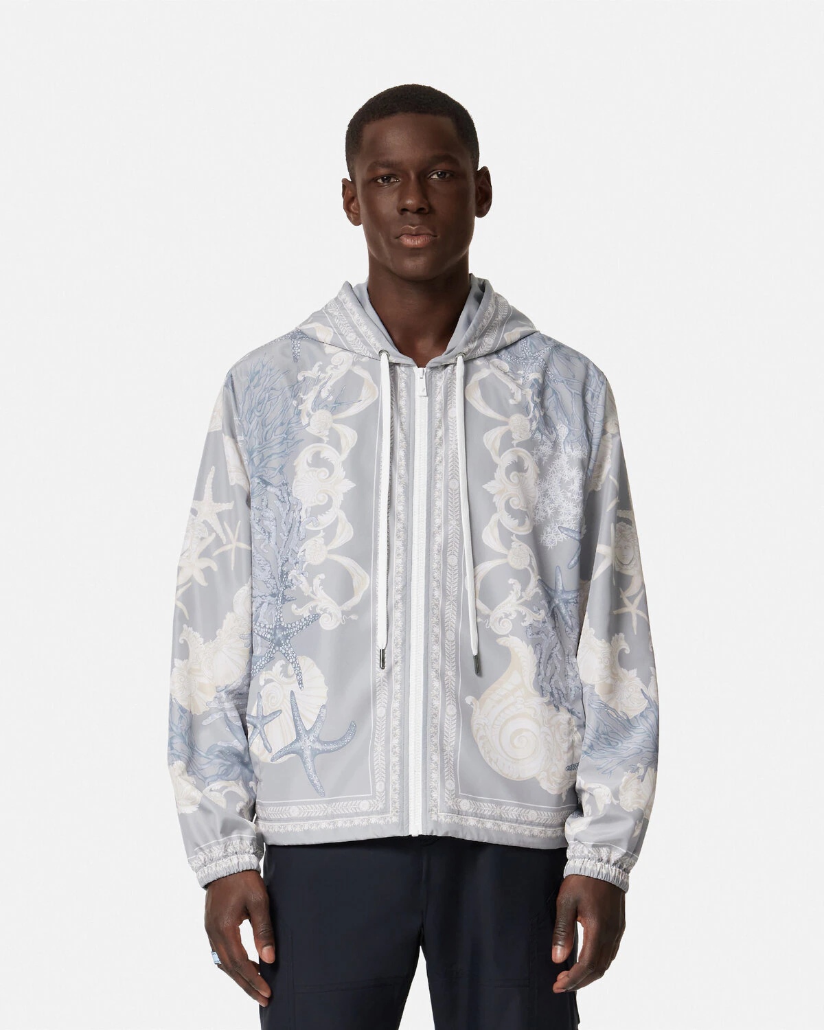 Barocco Sea Windbreaker Jacket - 4