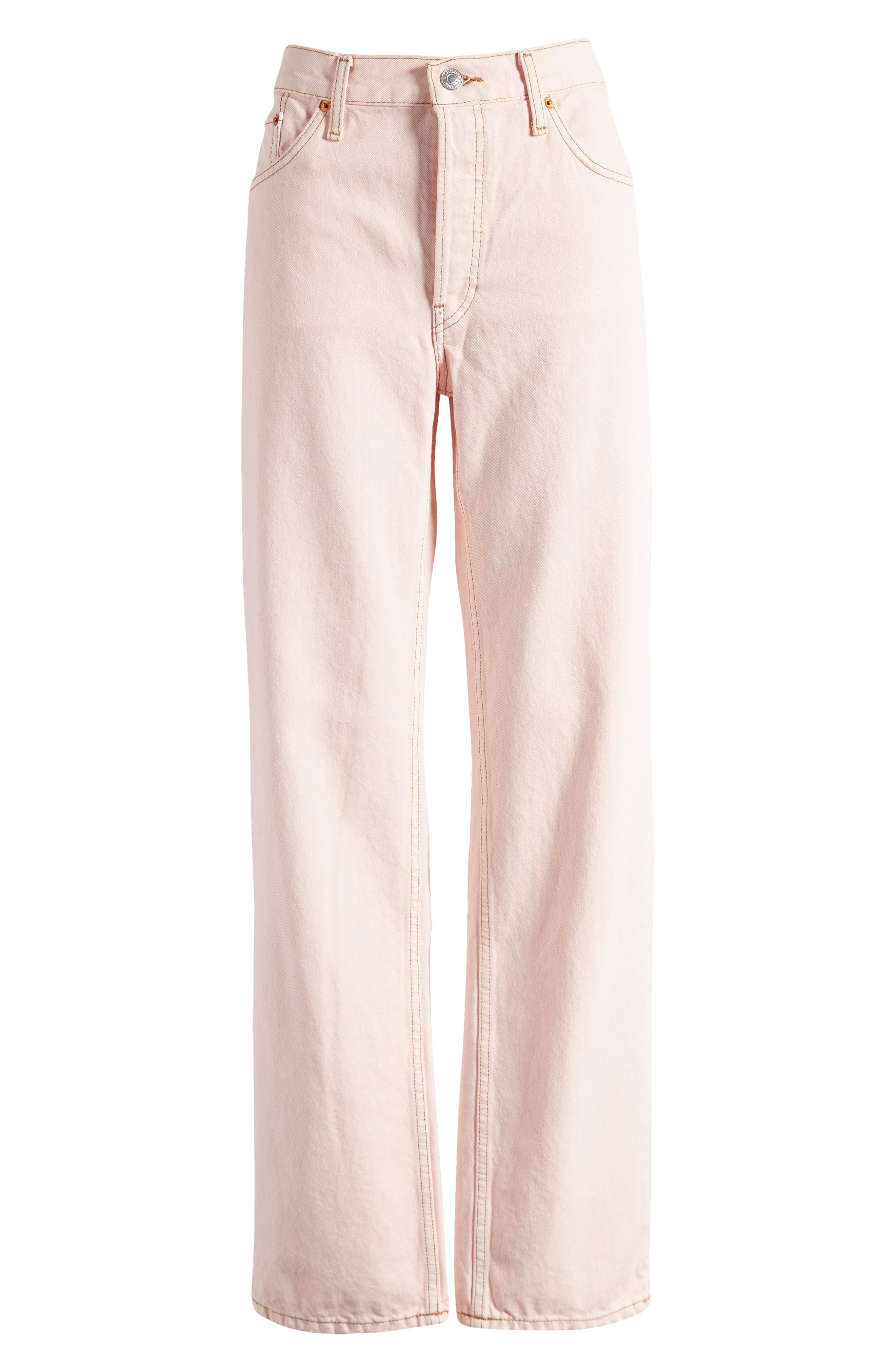 Re/Done Loose Fit Jeans in Washed Pink at Nordstrom, Size 25 - 5