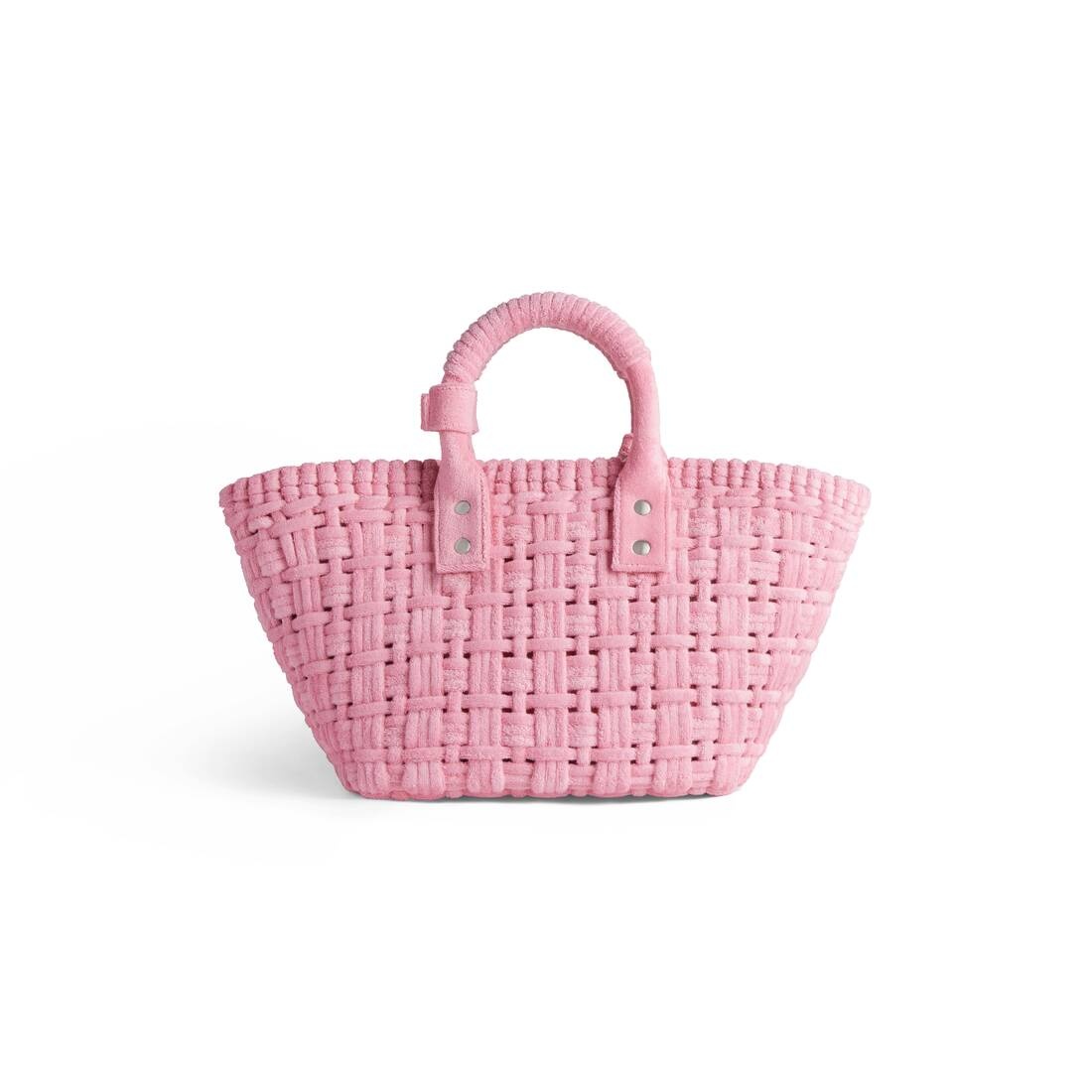 Women's Bistro Xs Basket With Strap In Sponge Fabric in Pink - 4