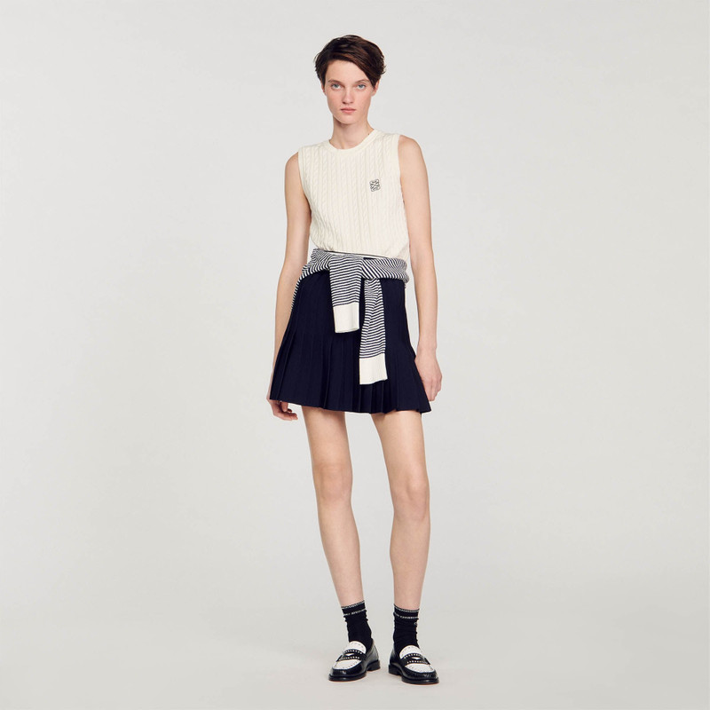 Sandro SLEEVELESS KNIT JUMPER outlook