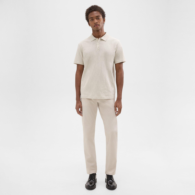 Theory Bron Polo Shirt in Cosmos Slub Cotton outlook