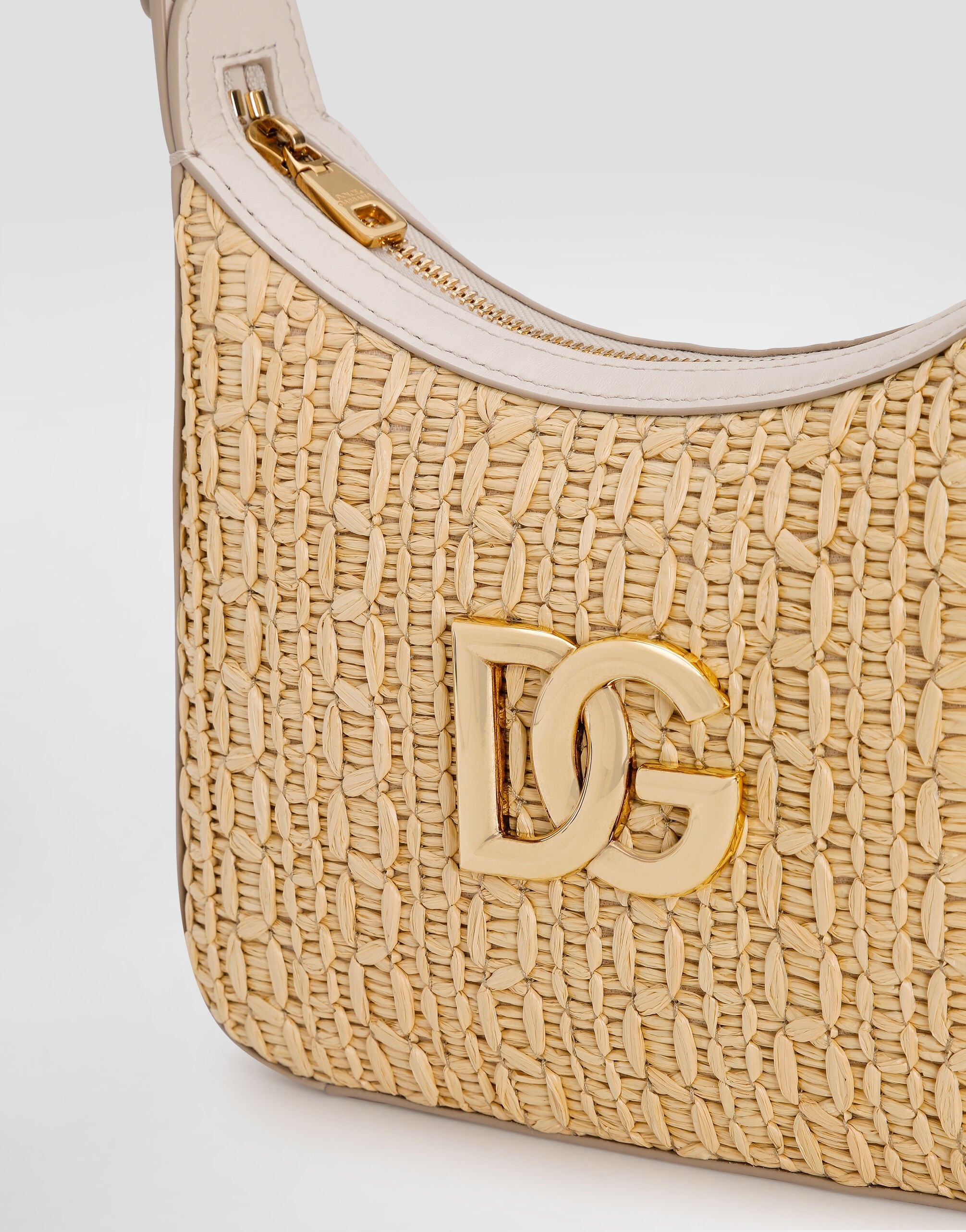 Rafia crochet shoulder bag - 5
