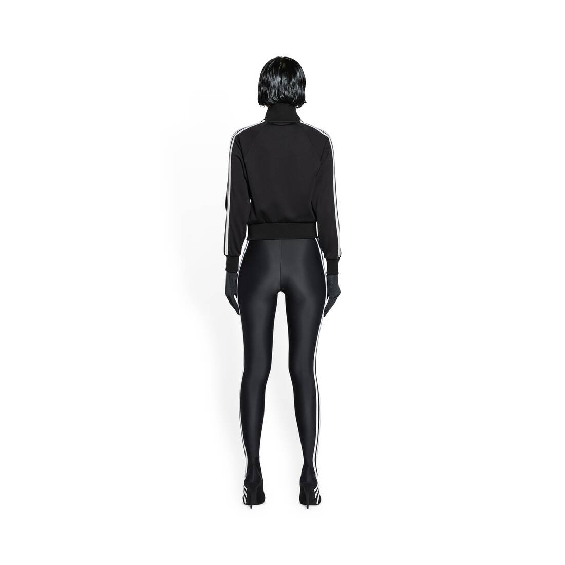 Women's Balenciaga / Adidas Fitted Zip-up Jacket in Black - 4