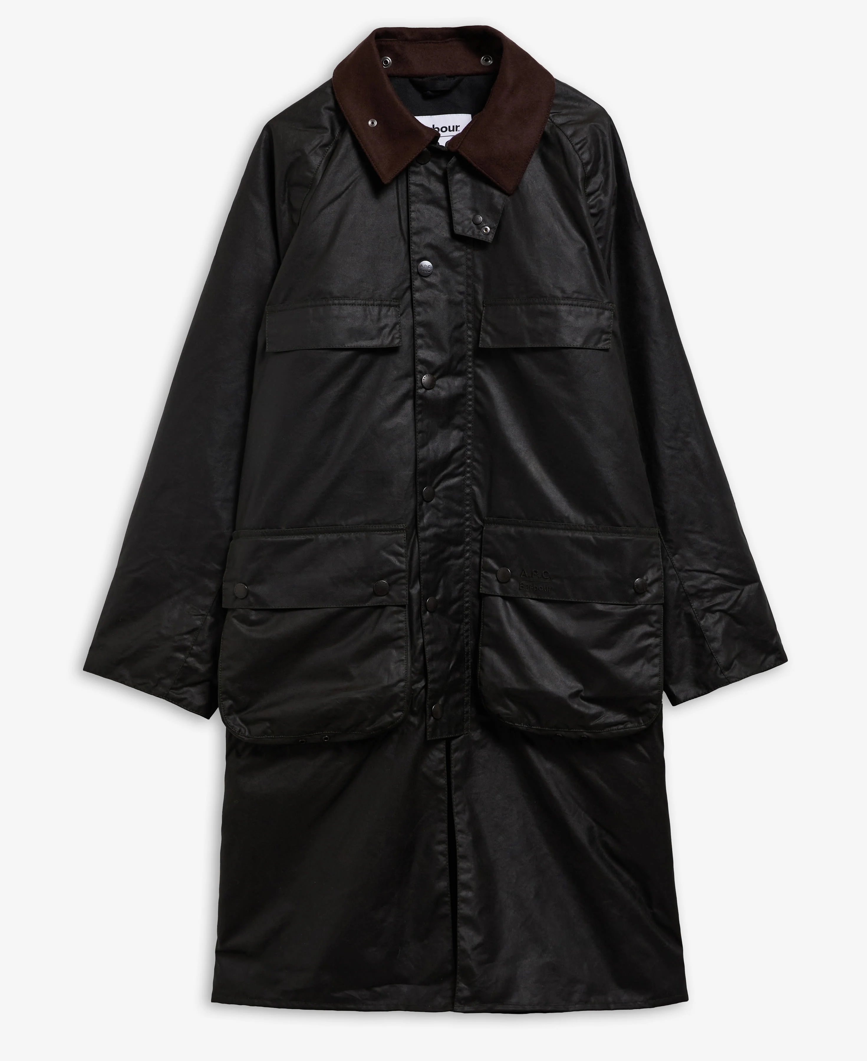 Barbour x A.P.C. Sugarlump Bedale Long Waxed Jacket - 1